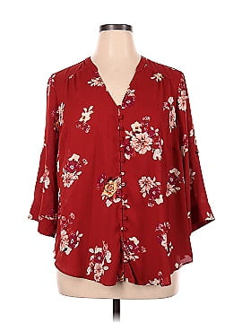 Torrid 3/4 Sleeve Blouse (view 1)