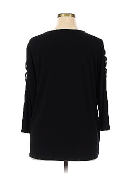 Susan Graver 3/4 Sleeve Top (view 2)