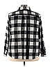Workshop Republic Clothing Houndstooth Checkered-gingham Plaid Black Long Sleeve Button-Down Shirt Size 3X (Plus) - photo 2