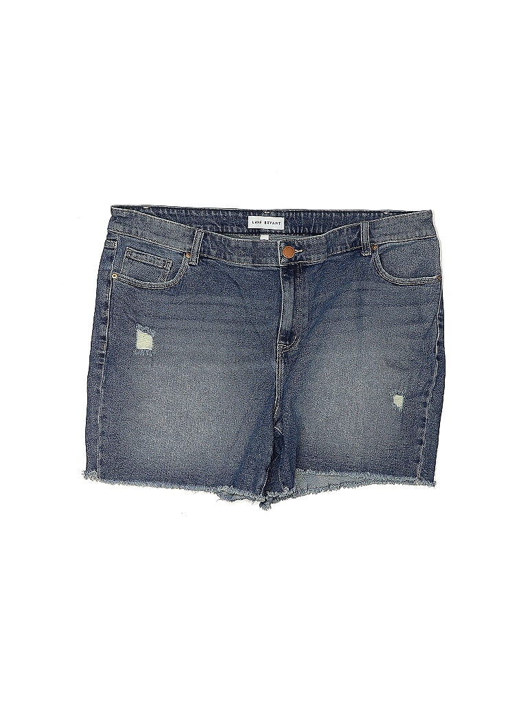 Lane Bryant Blue Denim Shorts Size 18 (Plus) - 71% off | thredUP