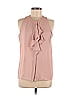 Violet & Claire 100% Polyester Pink Sleeveless Blouse Size M - photo 1