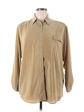 JP Collections Long Sleeve Button-Down Shirt (view 1)