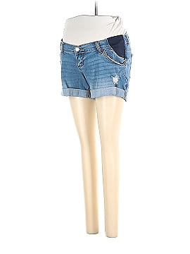 Indigo Blue Denim Shorts (view 1)