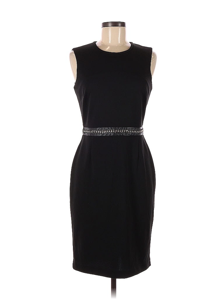 Calvin Klein Solid Black Cocktail Dress Size 6 - 90% off | thredUP