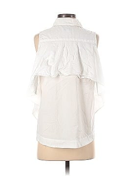 Peter Som Collective White Sleeveless Collared Blouse (view 2)