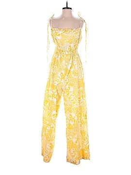 Slate & Willow Yellow Floral Jumpsuit (view 1)