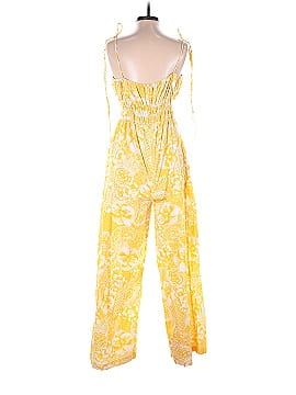Slate & Willow Yellow Floral Jumpsuit (view 2)