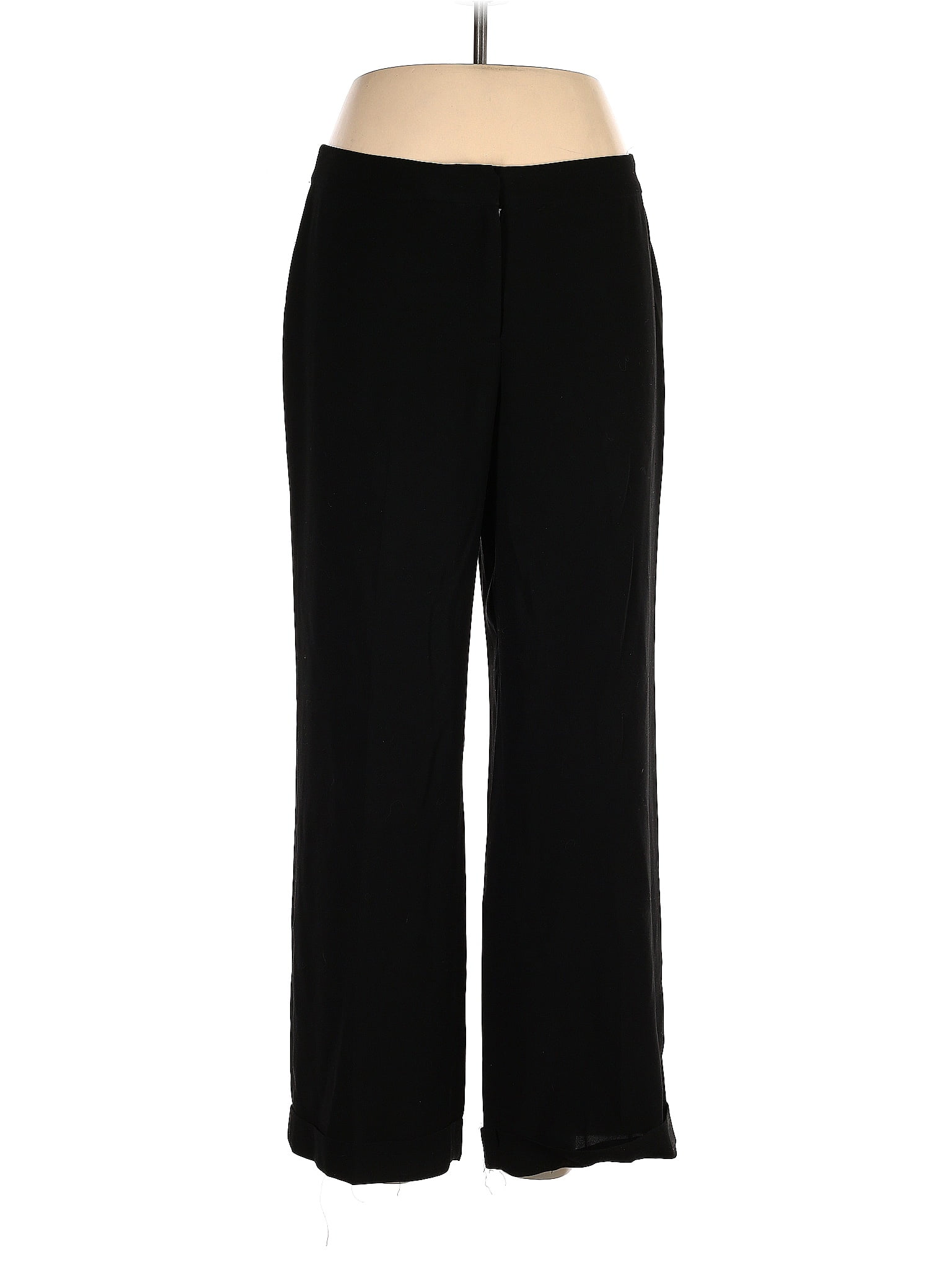 Petite Sophisticate Outlet 100% Polyester Black Dress Pants Size 10 ...