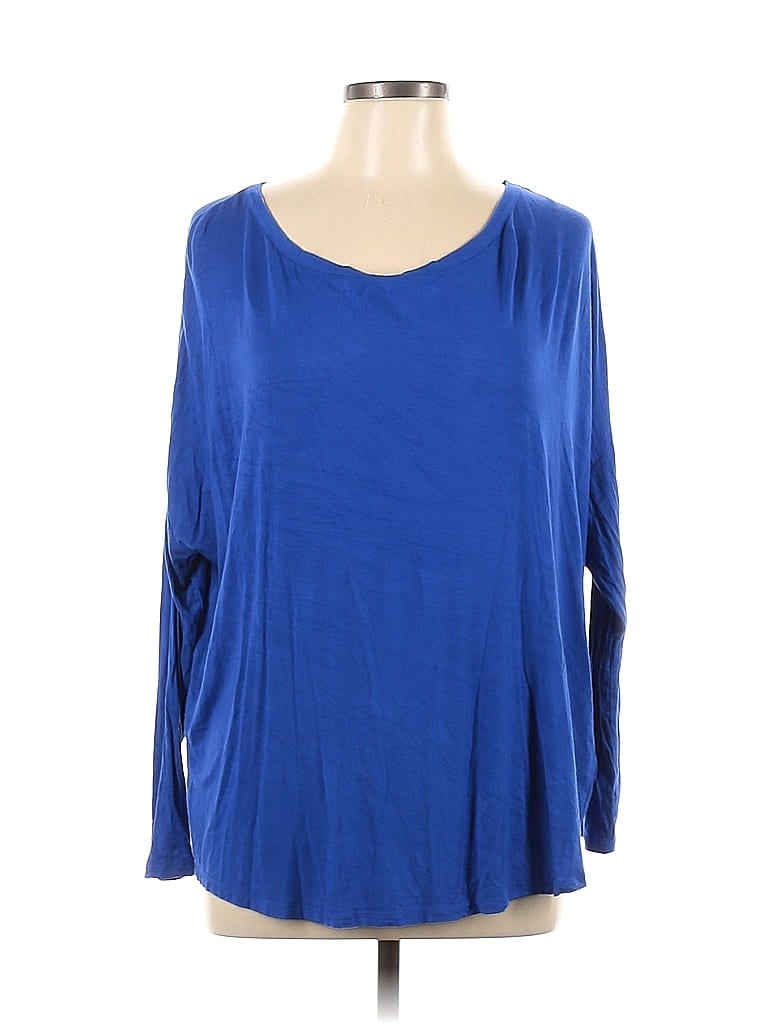 Pre-owned Dkny Sport Long Sleeve T-shirt In Blue