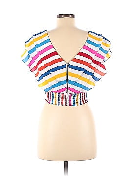 Color Me Courtney Holly Ruffle Crop Top (view 2)