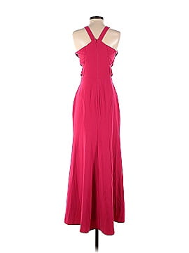 Halston Fuchsia Twist Gown (view 2)