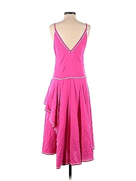Esteban Cortazar Collective Pink Stitched Midi Dress (view 2)