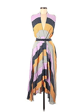 Nicole Miller Pastel Stripe Midi Dress (view 1)