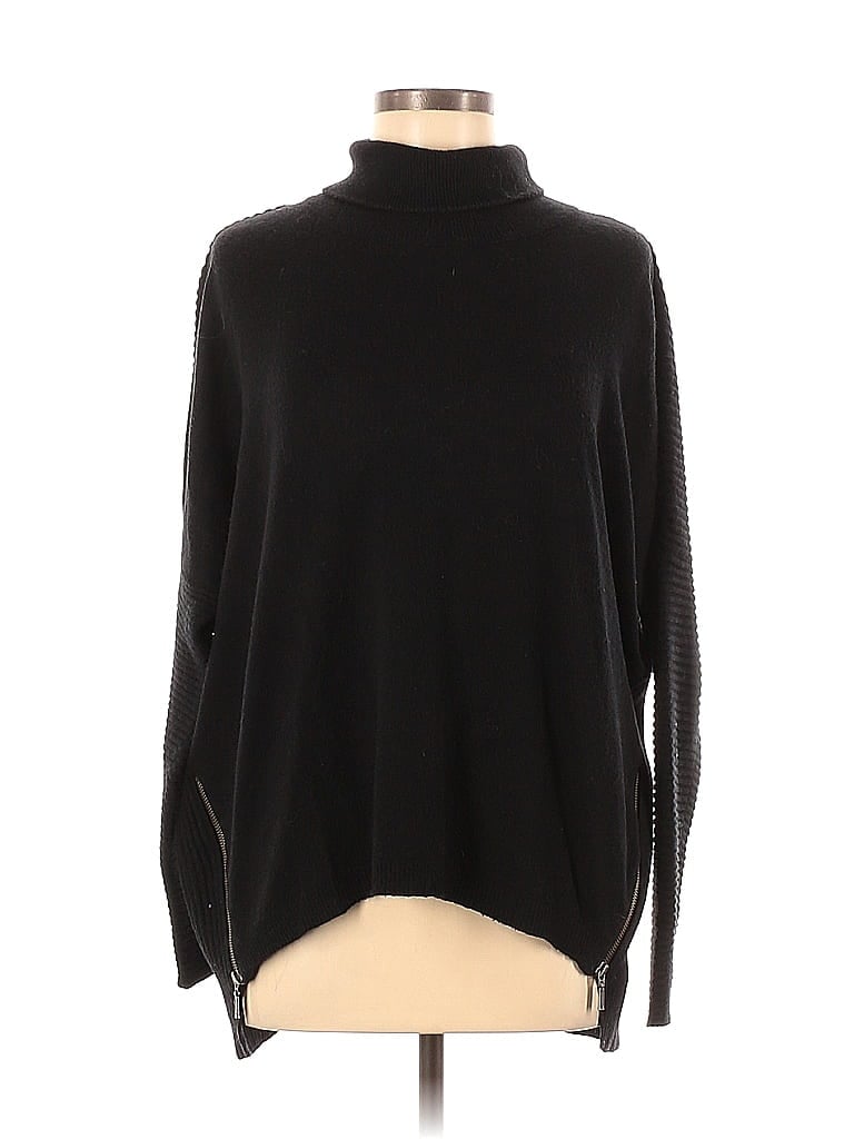 Just Female Black Turtleneck Sweater Size M - photo 1
