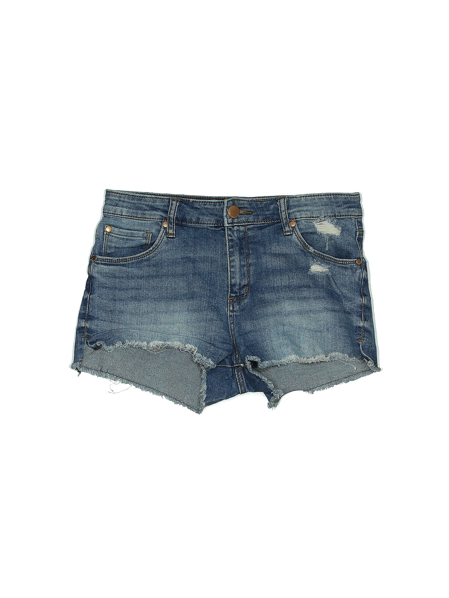 See Thru Soul Blue Denim Shorts 27 Waist - 70% off | thredUP