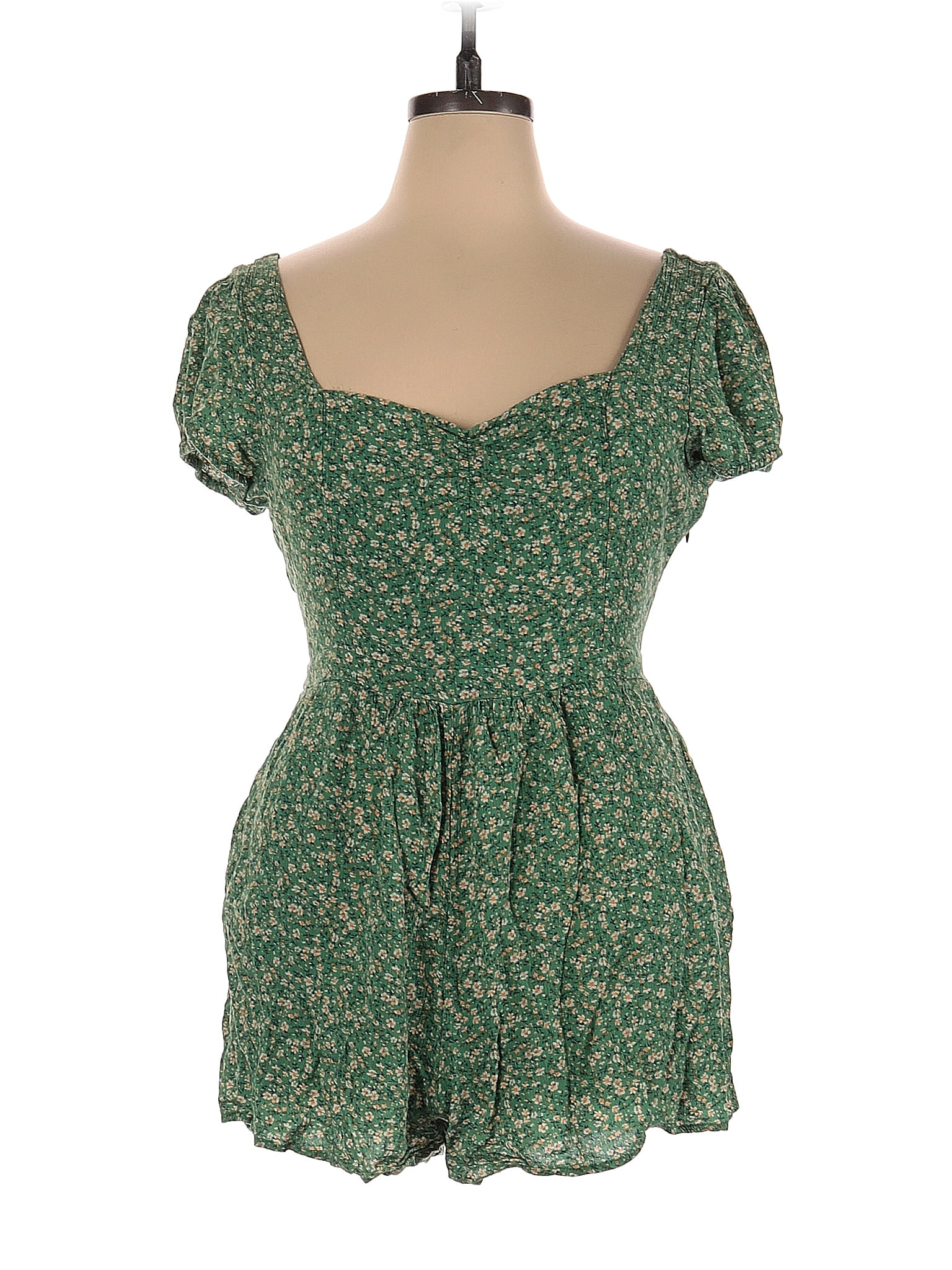 American Eagle Outfitters Green Romper Size XL 47 off thredUP