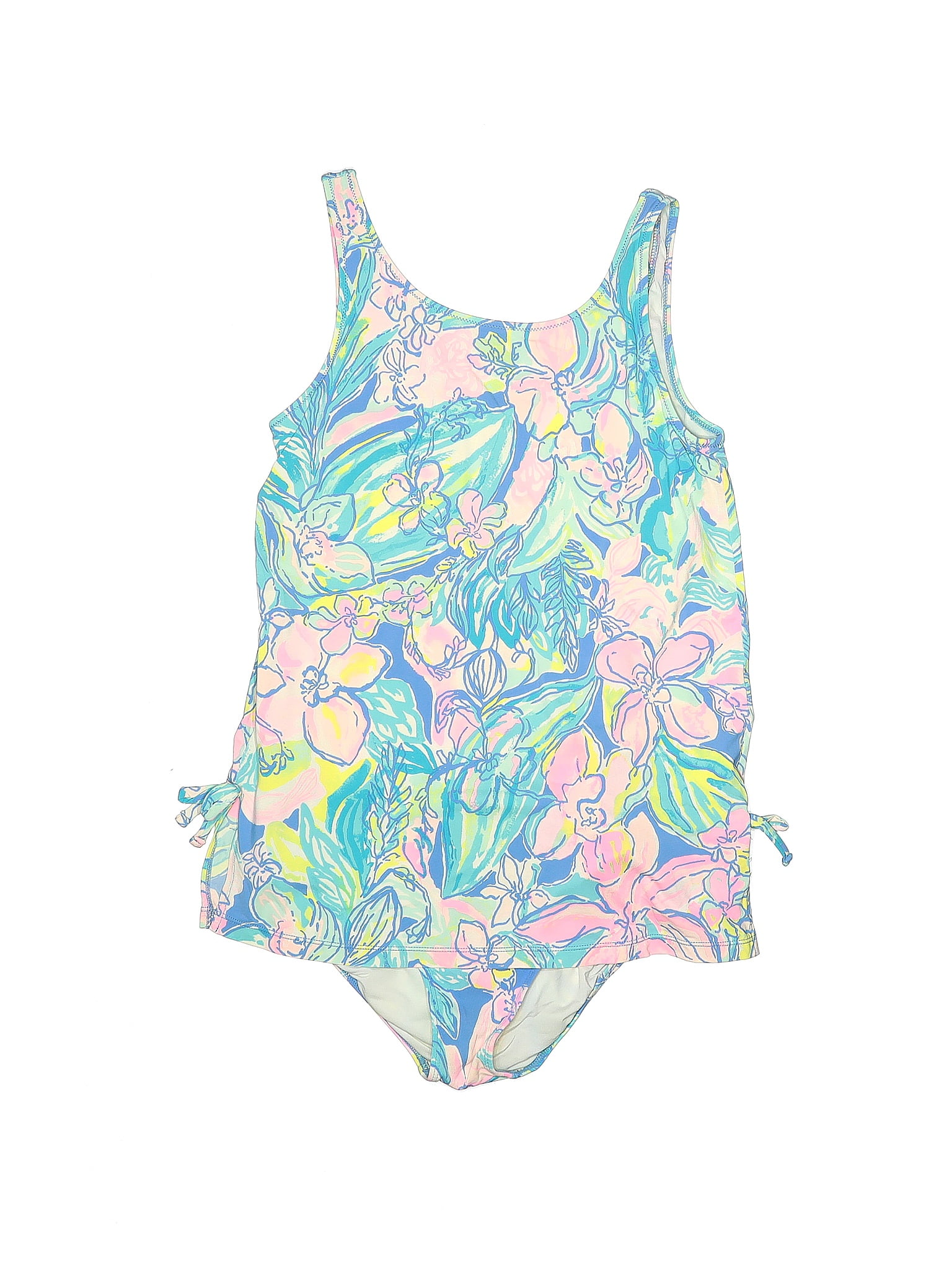 Lilly Pulitzer Blue One Piece Swimsuit Size 14 53 off thredUP