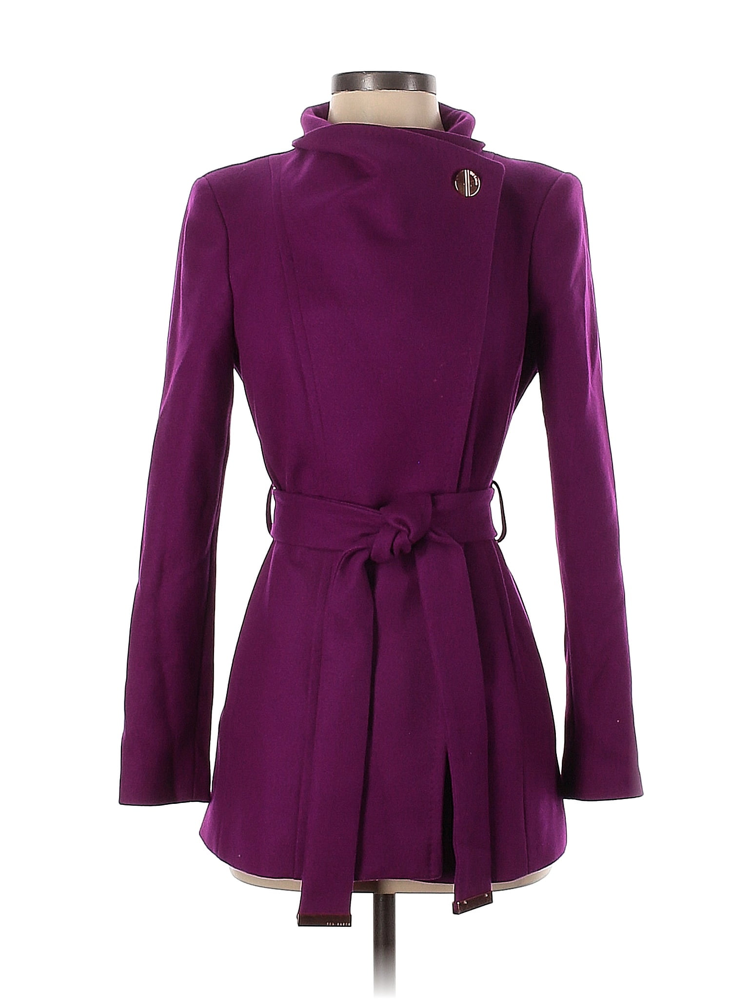 Ted baker outlet plum coat