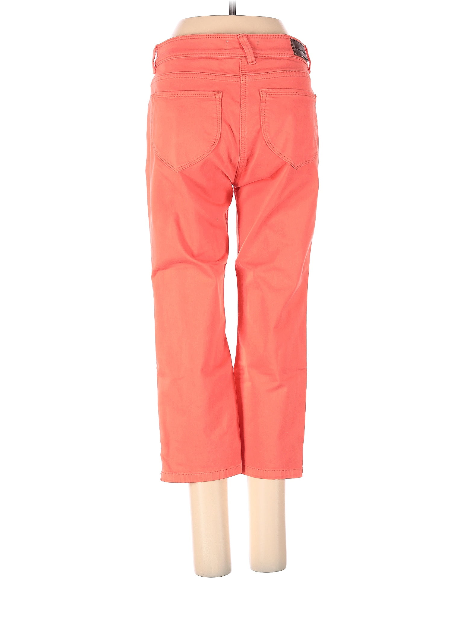 Women's Orange Cropped Pants