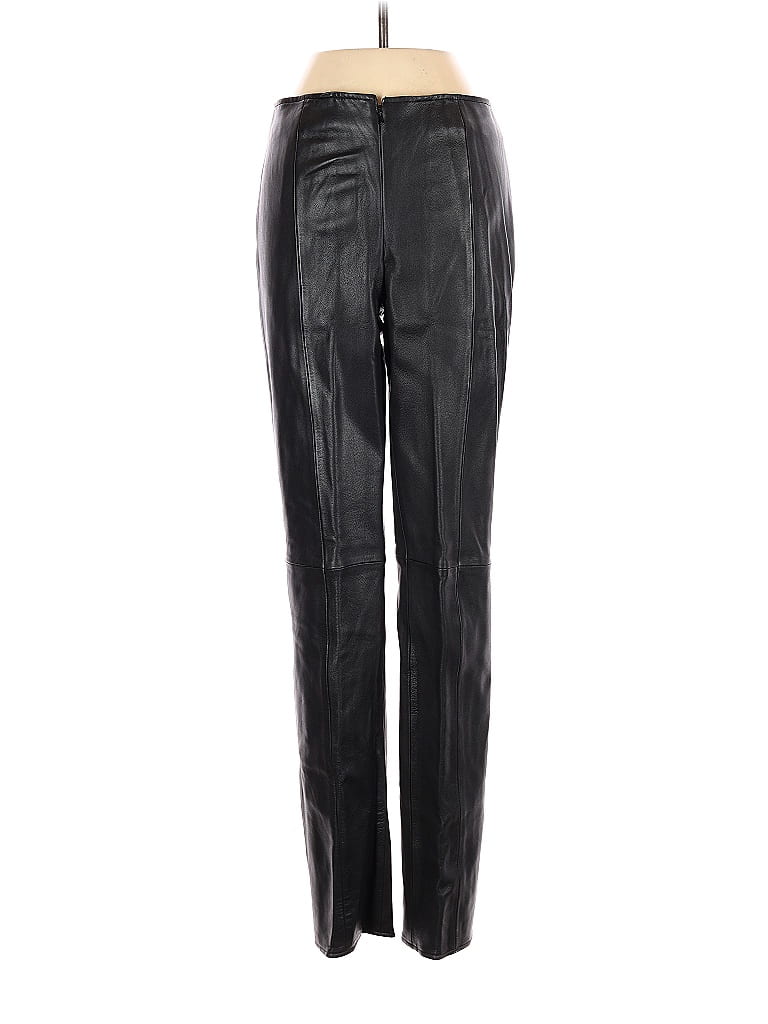 Cache 100% Leather Black Leather Pants Size 4 - 68% off | thredUP