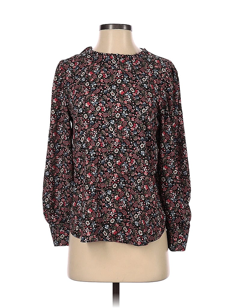 Ann Taylor LOFT Black Long Sleeve Blouse Size S (Petite) - 75% off ...