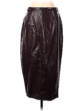 Missguided Faux Leather Skirt (view 2)