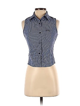 Guess Jeans Sleeveless Button-Down Shirt (view 1)