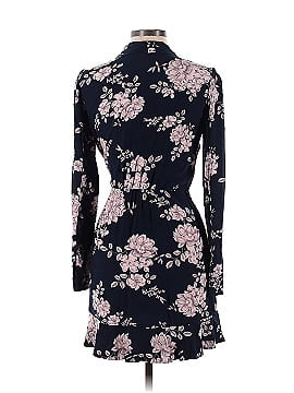 Marissa Webb Collective Navy Floral Wrap Dress (view 2)