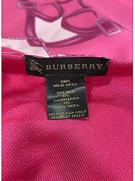 Burberry Reversible Crest Logo Silk Scarf (view 2)