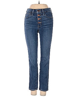 Madewell Petite 10" High-Rise Roadtripper Supersoft Skinny Jeans in Monroe Wash (view 1)