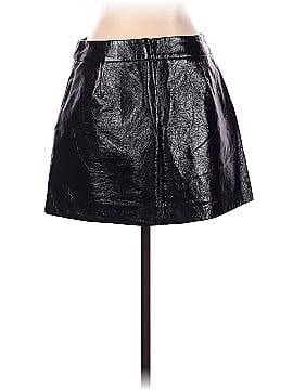 Michael Kors Faux Leather Skirt (view 2)