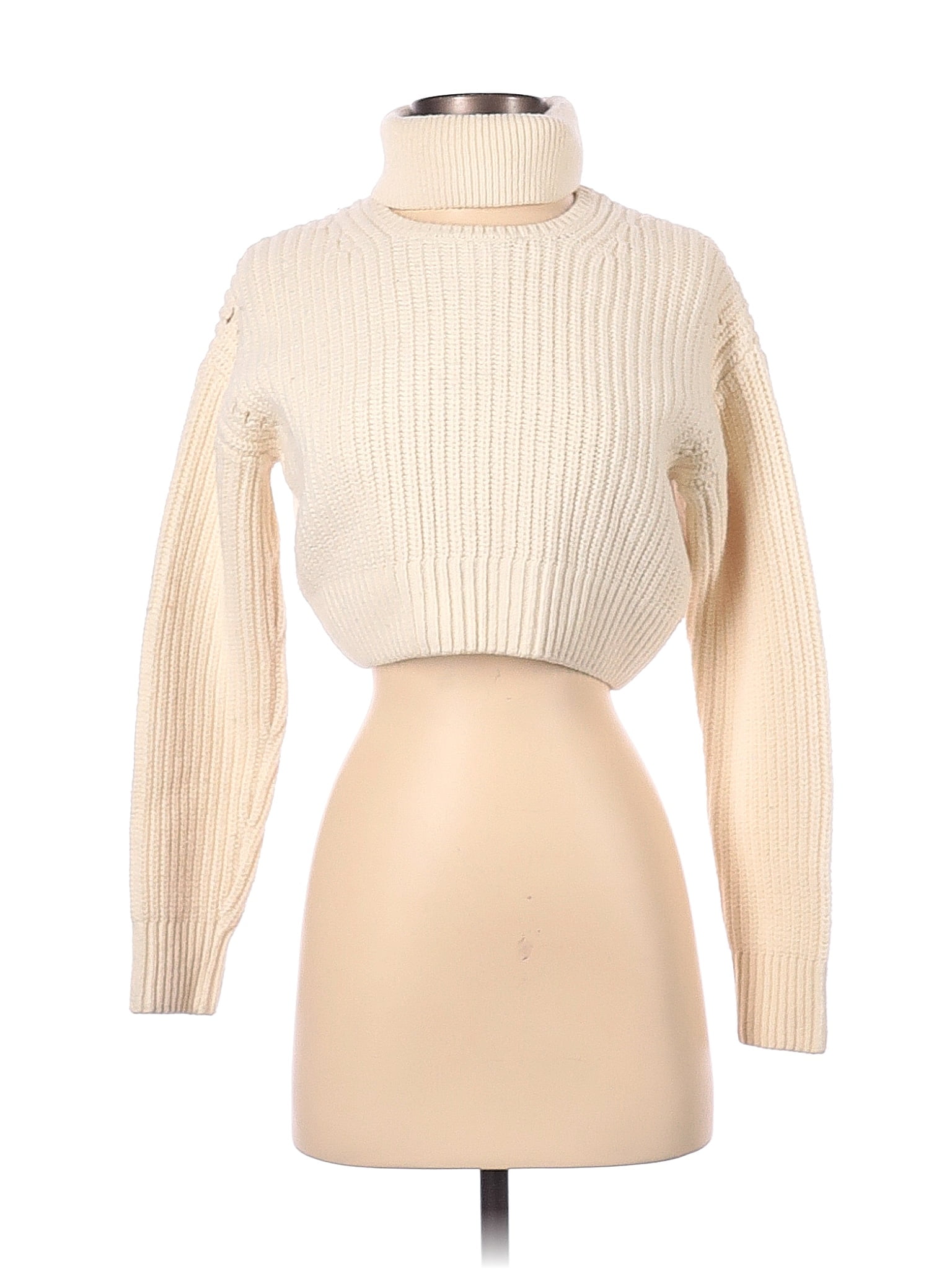 Los Angeles Atelier & Other Stories Ivory Turtleneck Sweater Size XS ...