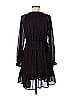 MNG 100% Polyester Marled Black Casual Dress Size 6 - photo 2