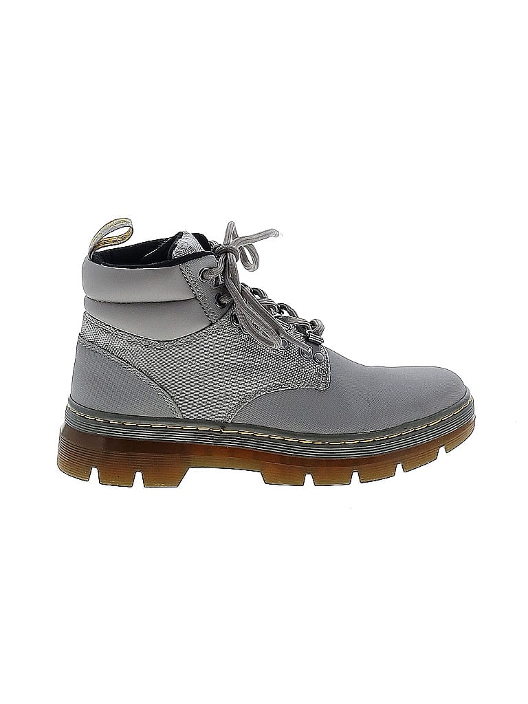 Dr. Martens Solid Gray Ankle Boots Size 5 - photo 1