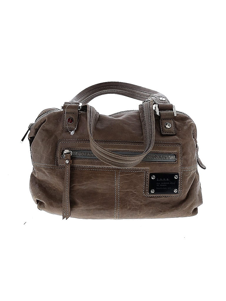 L.A.M.B. 100% Leather Brown Leather Satchel One Size - 75% Off | ThredUP