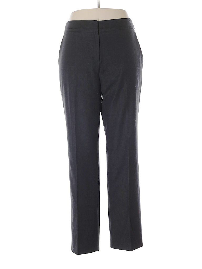 Sharagano Solid Black Dress Pants Size 12 - 73% off | thredUP