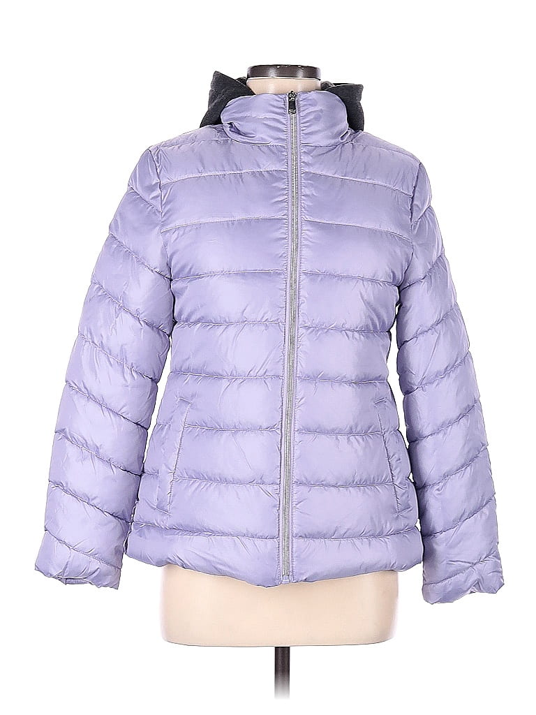 Maralyn & Me 100% Polyester Purple Snow Jacket Size M - 57% off | thredUP