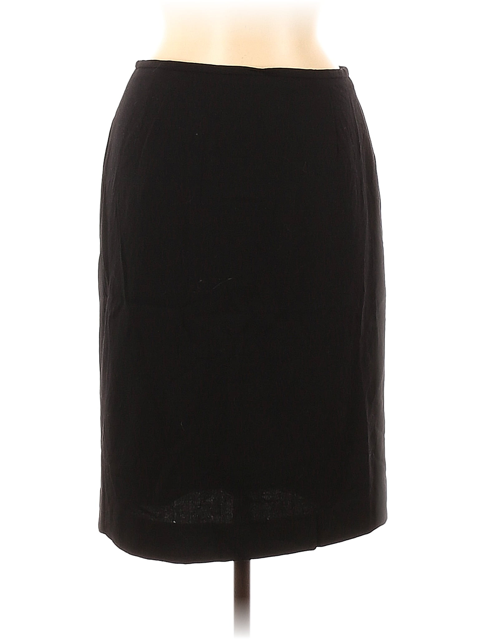 Escada Solid Black Casual Skirt Size 40 (EU) - 92% off | ThredUp