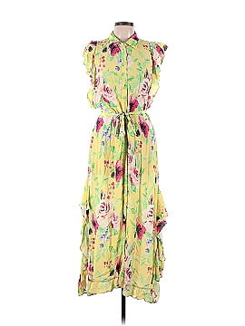 Marissa Webb Collective Button Front Ruffle Midi Dress (view 1)
