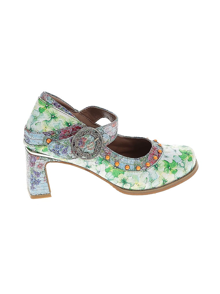 L'Artiste Green Heels Size 39 (EU) - 63% off | ThredUp