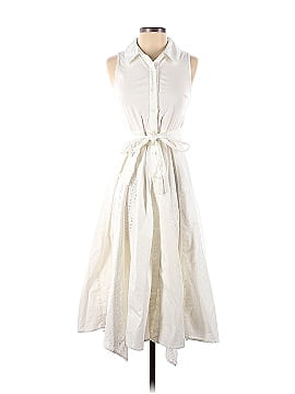 Marissa Webb Collective White Sleeveless Shirt Dress (view 1)