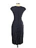 Reiss Jacquard Chevron-herringbone Black Blue Cocktail Dress Size 2 - photo 2