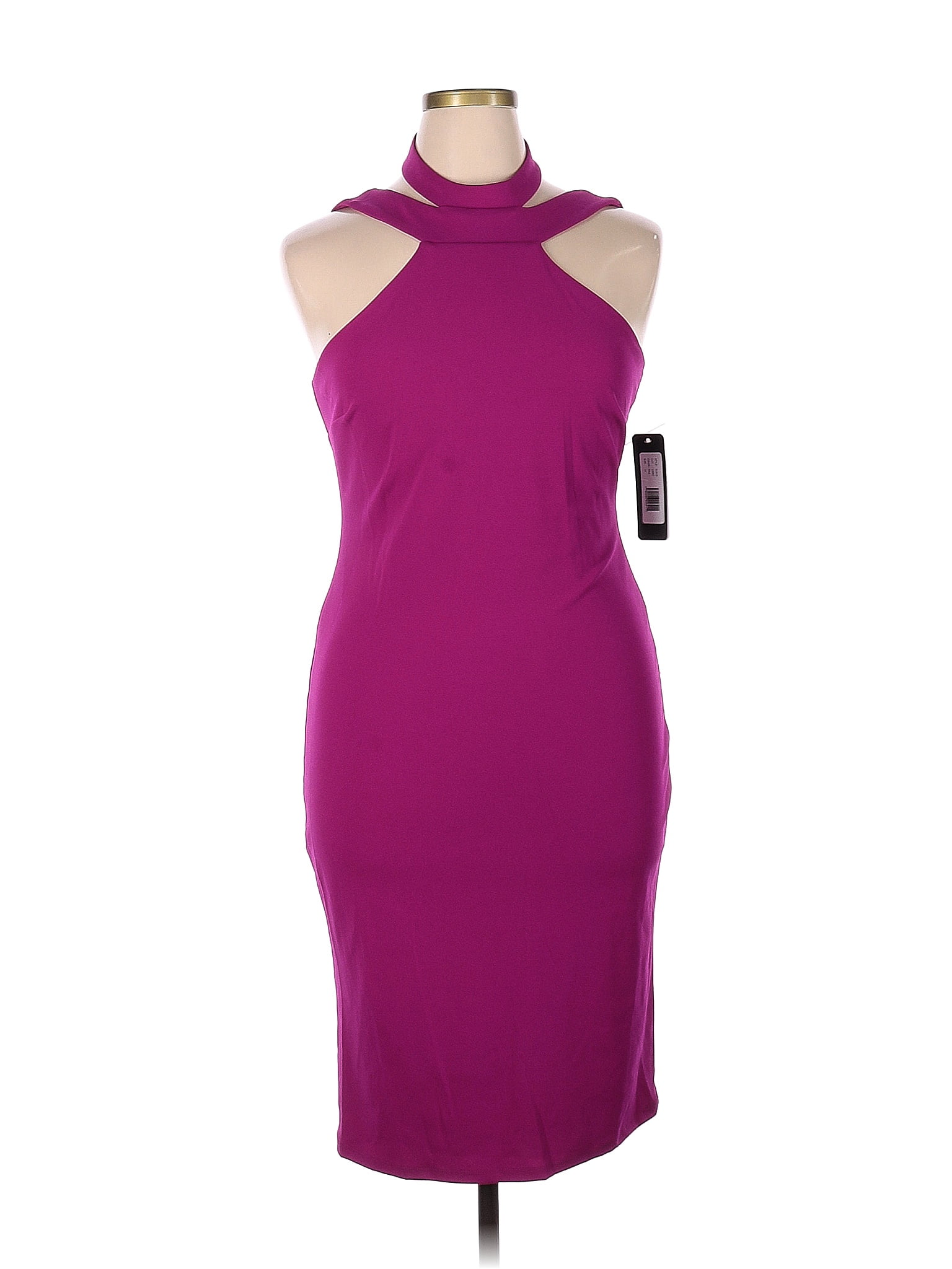 Bebe Purple Cocktail Dress Size 14 - 70% off | thredUP