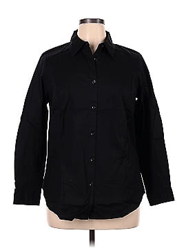 Jessica London Long Sleeve Button-Down Shirt (view 1)
