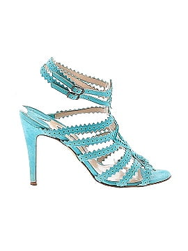 Manolo Blahnik Suede Sandals (view 1)