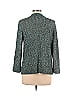 Jones New York Collection Color Block Multi Color Teal Cardigan Size L - photo 2