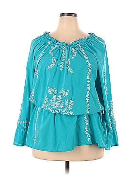 Jessica London Long Sleeve Blouse (view 1)