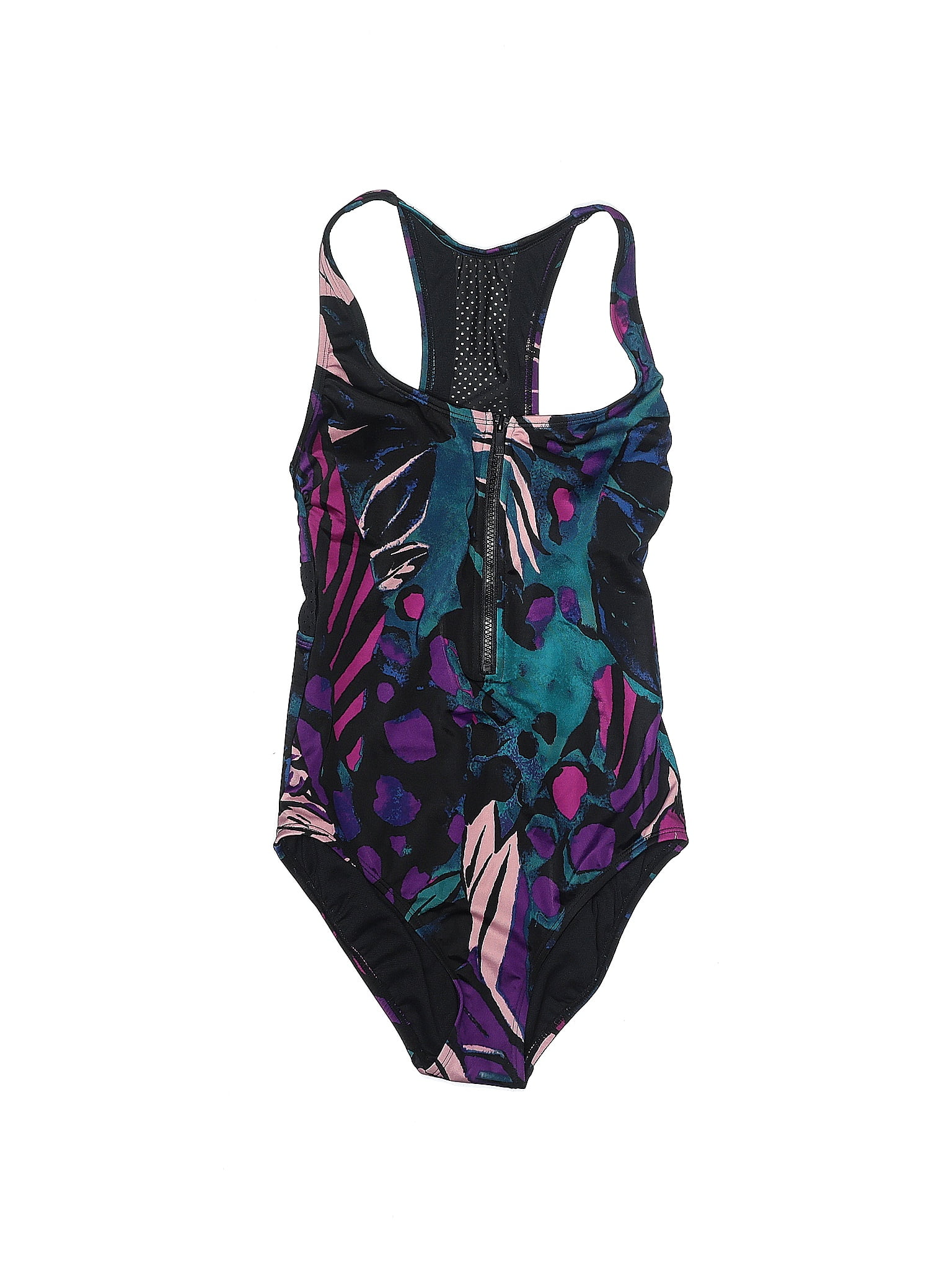 all in motion Floral Purple One Piece Swimsuit Size S - 48% off | thredUP