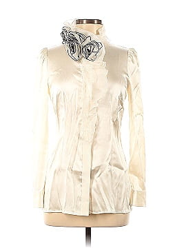 Dolce & Gabbana Long Sleeve Silk Top (view 1)