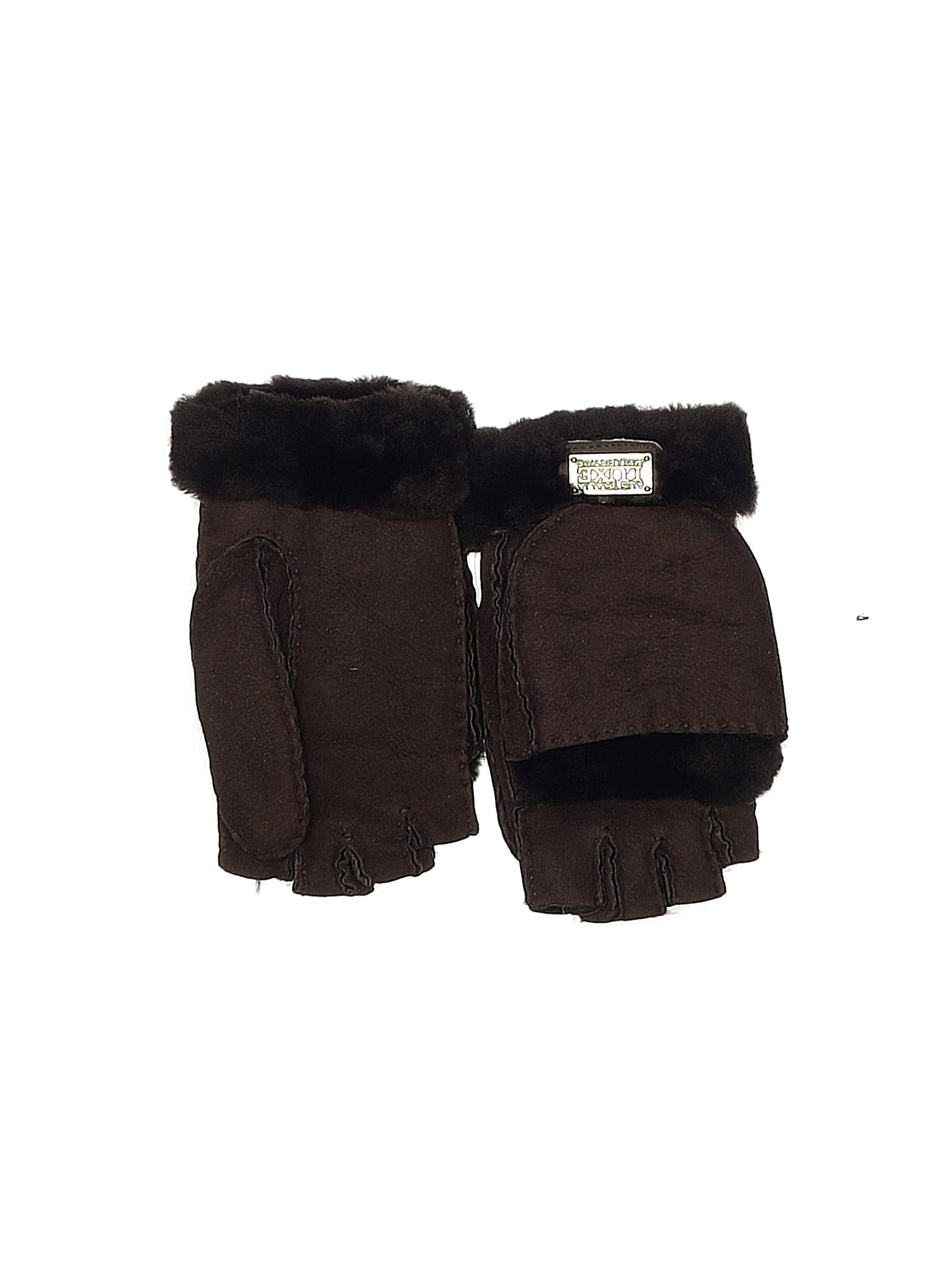 Australia Luxe Collective Solid Brown Mittens Size M 70 off